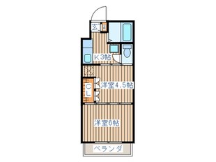 イーグルハイツ銀杏町の物件間取画像